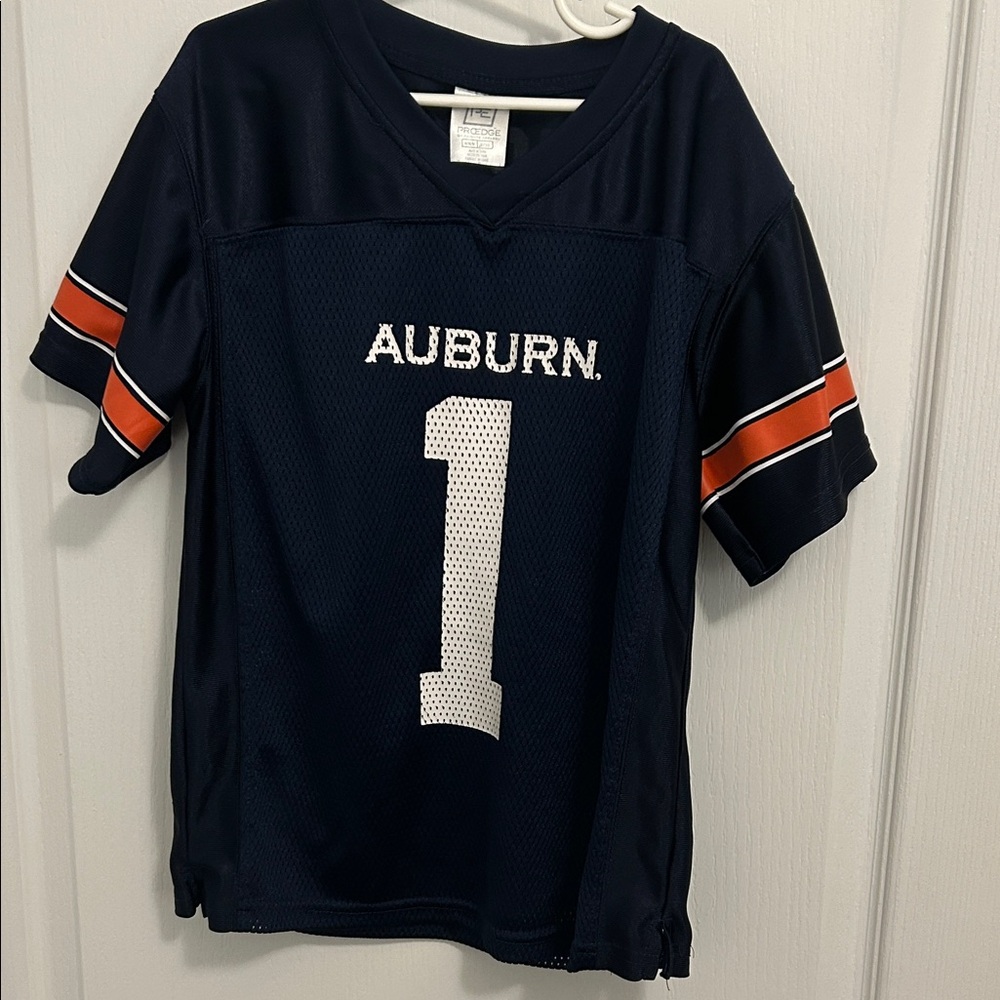 Auburn Kids Navy Blue Auburn Football Jersey